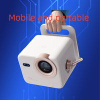 Projecteur mobile portable pour jeux vidéo Tri Color Laser M2 Pro Ultra HD 4K avec zoom optique sans perte, 3D, cinéma maison, chambre à coucher