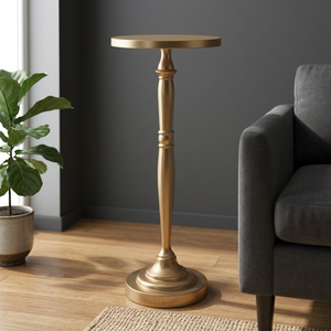 Fresh Arrival Modern Side <b>Table</b> With <b>Round</b> Top And Decorative Base For Living Room Furniture - Product Image 6