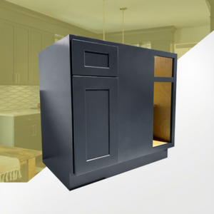 USA Local Delivery Flat Pack Kitchen Cabinet Durable Easy-To-Assemble Corner Blind Cabinet For American Multi-Family Projects - Product Image 1