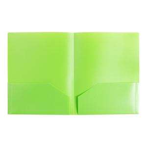 Lot de classeurs à deux pochettes A4 <span class=keywords><strong>en</strong></span> plastique PP pour le classement scolaire et professionnel - Product Image 2