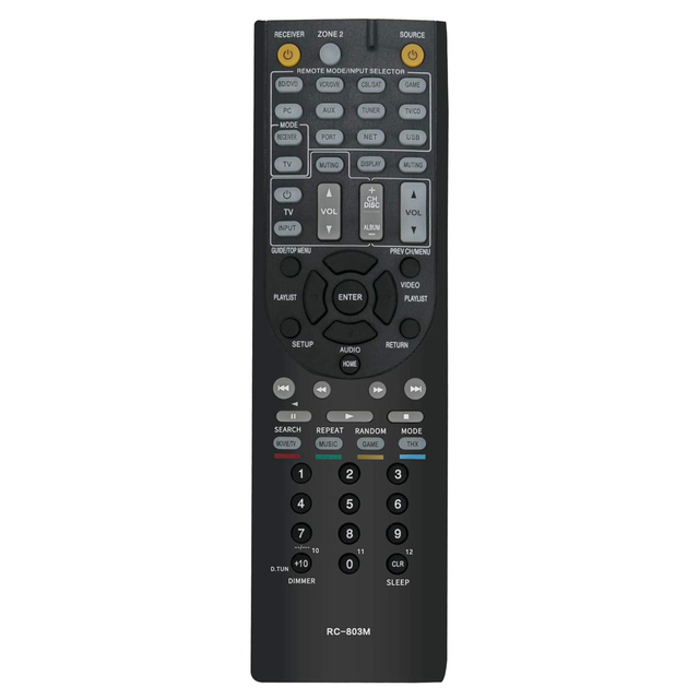 RC-803M Replacement Remote Control Applicable for Onkyo AV Receiver TX-NR609 TX-NR609B HT-S7409