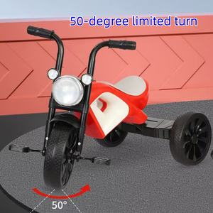 Triciclo per Bambini a 3 Ruote con Vano Portaoggetti, Regalo per Neonati, Giocattolo Cavalcabile per Esterni, Bicicletta per Bambini, Triciclo per Neonati in Vendita - Product Image 4