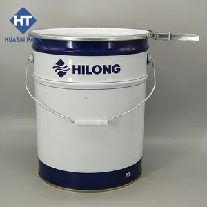 High Quality 20L Empty Tinplate Ink Barrel Can Drum With Locking Ring Lid