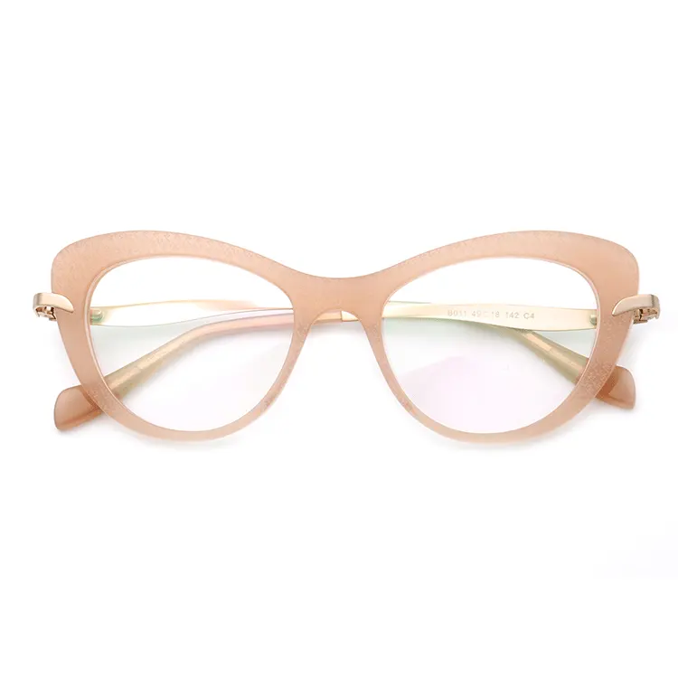 Monture de lunettes optiques en acétate rose œil de chat pour filles, accessoires de mode 2021