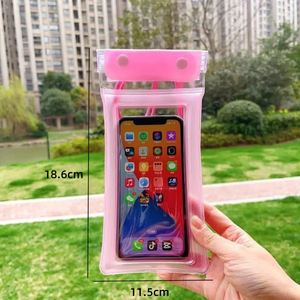 Waterproof Phone <b>Pouch</b> High-Transparency Touch-Screen Compatible Airbag Seal for Rafting,Swimming Sealed Phone Prot Case - Product Image 5