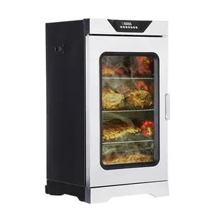 FD3002 Rotisserie ticari 60L elektrikli tavuk sığır eti balık sosis sigara içen füme gıda kavurma ocak sigara makinesi