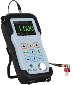 Yushi Hoge Precisie Ultrasone Diktemeter 0.001Mm Resolutie 0.2-27 Mm Meetbereik PM-5DL 10800 Opslag Een/B Scan