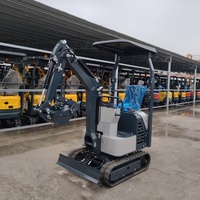 Mini-excavatrice sur chenilles Catapiller de haute qualité, 1 tonne, avec moteur et pompe Koop - Équipement de construction polyvalent