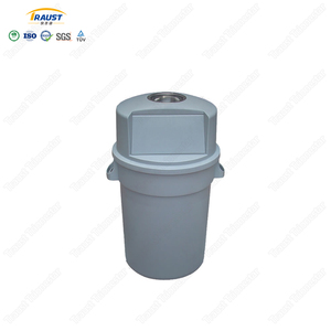 Traust <span class=keywords><strong>Poubelle</strong></span> en plastique PP de 32 gallons avec porte poussoir Cendrier Cigarette Bin - Product Image 3