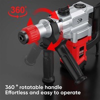 Marteaux Perforateurs Rotatifs Professionnels, Kit Combiné d'Outils Électriques, Perceuses Rechargeables, Ensembles d'Outils de Perçage