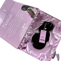 Boutique tout-en-un pour les nouveaux coiffeurs : Coffret cadeau avec insert en satin, sac en soie satinée, emballage personnalisé pour toutes sortes de perruques
