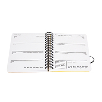 Cuaderno de Espiral con Impresión Personalizada, Diario, Agenda, Organizador Diario, Semanal y Mensual, Planificador
