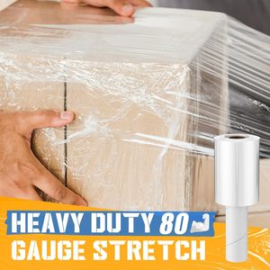 <b>Plastic</b> Stretch <b>Wrap</b> Film Roll Reinforced Grade High Gloss Blow Molding Film for Filling Applications Self Adhering - Product Image 4