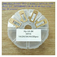 Kit de plaquettes de serrures de contact HY15 / 8 coupes (2006-2014) (PIÈCE DE RECHANGE/1) #   2 #   3 #   4 # Chaque type contient 20 pièces) Compatible avec H-yundai