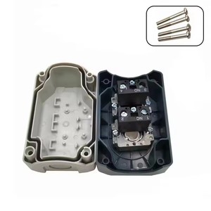 Boîte à boutons étanche et anti-poussière 12345 trous avec ouverture de 22 mm pour bouton d'arrêt d'urgence et boîte de commande à bouton à réinitialisation automatique - Product Image 4