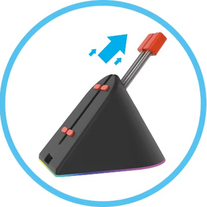 สินค้ามาใหม่ไฟ RGB เมาส์สำหรับเล่นเกมมีดีไซน์ทันสมัยอุปกรณ์ติดตามทางแสงแบบ USB - Product Image 1