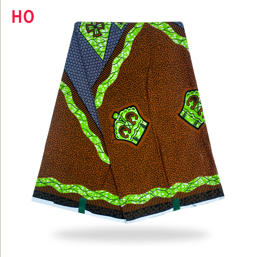 Wholesale ankara 100% cotton wax fabric 6 yards fashion beautiful africa wax for party