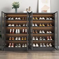 Étagère à chaussures personnalisée Étagère en verre murale Étagère à chaussures en verre