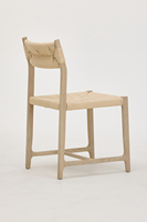 Chaises de salle à manger en bois de design minimaliste moderne, adaptées à une utilisation dans les maisons, les hôtels ou les appartements, et fabriquées en bois massif