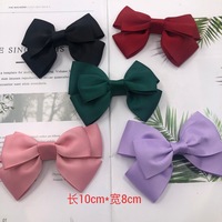 Vente en gros d'usine : Petite pince à cheveux en tissu en forme de nœud, style Instagram, mignonne, pour filles, cadeau