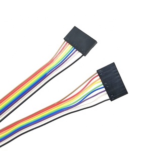 2,54mm 10mm P Dupont con Premium estándar de 1,27mm de paso de 20 pines planos Arco Iris cinta cables de Cable - Product Image 4