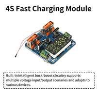 Module de charge rapide bidirectionnel adaptatif 18~100W avec affichage du niveau de batterie et contrôle thermique pour carte mère de batterie externe