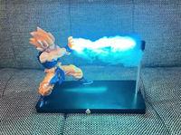 Lámpara Nocturna Levitante de Ambiente Nakarotto con Efecto de Onda de Choque de Goku Kamehameha Kung Fu, Set de Siete Regalos Relacionados