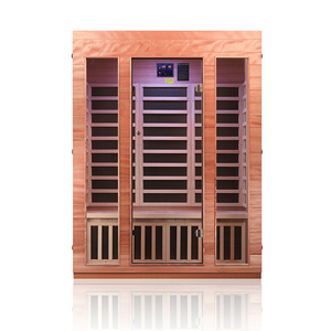 Sauna infrarouge électrique à faible EMF, en stock dans l'entrepôt américain, vente chaude, cabine de sauna en bois de pruche, bien-être moderne, écologique, chambre à coucher - Product Image 1