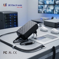Adaptateur secteur 12V 0.1A-1.5A 12W 18W 23W 33W 45W, prise murale AC/DC, alimentation pour téléphone VoIP, petit PBX et appareils de communication
