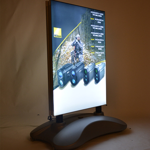 Boîte lumineuse SEG extérieure, source lumineuse LED remplie d'eau, <span class=keywords><strong>chevalet</strong></span> pour affiche <span class=keywords><strong>de</strong></span> rue, publicité, panneau sandwich en métal pour <span class=keywords><strong>trottoir</strong></span>, enseigne <span class=keywords><strong>de</strong></span> pavillon - Product Image 2