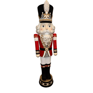 <span class=keywords><strong>Casse</strong></span>-<span class=keywords><strong>noisette</strong></span> roi en fibre <span class=keywords><strong>de</strong></span> verre grandeur nature, peinture directe d'usine, pour décorations <span class=keywords><strong>de</strong></span> Noël intérieures et extérieures - Product Image 4