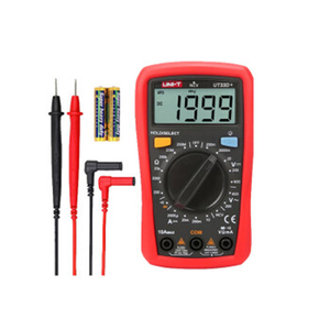 Multímetro Digital de Mano UNI-T UT33D+ con 2000 Lecturas, CAT-II 600V, Prueba de Voltaje sin Contacto NCV y Retroiluminación - Product Image 1