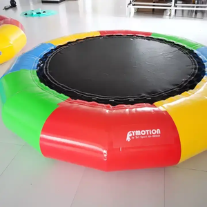 Parco Acquatico Gonfiabile in PVC, Oggetti Galleggianti per Giochi d'Acqua per Bambini, Trampolino per Sport e Avventura, Uso per Asili - Product Image 6