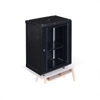 Baie de serveur murale TBS 15U 19 pouces, en kit plat KD, avec roulettes pour hub de surveillance de sécurité