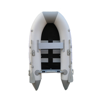 Chariot de lancement pour bateau pneumatique, capacité maximale 136 kg, robuste, pour le transport de bateaux pneumatiques