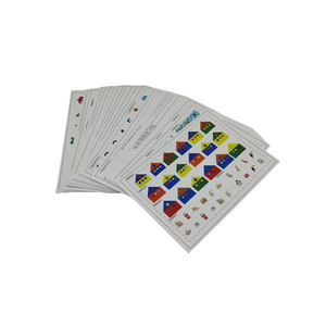 Papel Kraft personalizado, cartón corrugado, hoja de pegatinas con fragancia para rascar, pegatina personalizada - Product Image 2