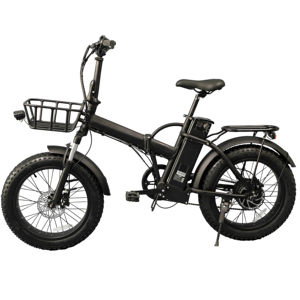 Vélo électrique pliable 2024 à pneus larges 20 x 4.0, qualité économique, directement de l'usine, pour la vente en gros, mini vélo électrique pliable à pneus larges - Product Image 1
