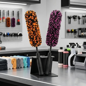 Cepillo <span class=keywords><strong>de</strong></span> Limpieza <span class=keywords><strong>de</strong></span> Ruedas <span class=keywords><strong>de</strong></span> Coche Profesional <span class=keywords><strong>de</strong></span> Microfibra - Product Image 2