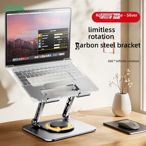 เวยอนขาตั้งแล็ปท็อปอะลูมิเนียมอัลลอยแบบพับ<span class=keywords><strong>ได้</strong></span>สำหรับแมคบุค<span class=keywords><strong>โปร</strong></span>ใช้ในสำนักงานขาตั้งยกเดสก์ท็อปปรับความสูง<span class=keywords><strong>ได้</strong></span>ตามหลักสรีรศาสตร์ - Product Image 4