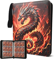 Classeur de cartes à 9 pochettes facile à utiliser avec 50 pages amovibles, album porte-cartes flexible pour l'organisation quotidienne de votre collection