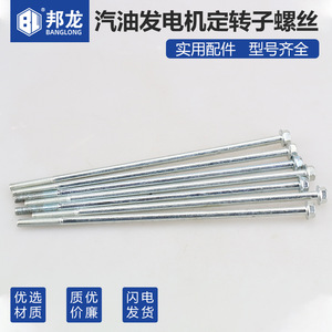 Piezas de Repuesto para Generador de Gasolina de Acero: Alternador para 2/3 kW, 6/7.5/8 kW, Tornillos de Rotor y Estator, Pernos Centrales del Motor - Product Image 2