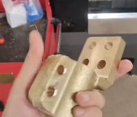 Machine de tournage et de fraisage CNC verticale à 12 axes, commande GSK, broche BT40 pour le traitement des fixations de câbles haute tension
