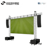 Sistema de Truss de Aluminio para Pantallas LED en Eventos al Aire Libre, Soporte Resistente para Pantallas LED para Conciertos, Deportes, Espectáculos en Vivo y Fondos