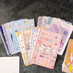 Phim Hoạt Hình Kawaii Dễ Thương Trẻ Em A5 Xoắn Ốc Tập Thể Dục Máy Tính Xách Tay Tùy Chỉnh Trường Văn Phòng Phẩm Nguồn Cung Cấp Giấy 60 Tờ U + Quà Tặng Khuyến Mãi - Product Image 3