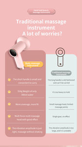 Masajeador <span class=keywords><strong>Shiatsu</strong></span> Manual Terapéutico de Amasamiento Profundo para Celulitis, Masaje Intenso que Cubre Grandes Áreas - Product Image 3