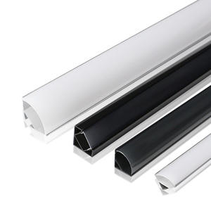 Luz Lineal LED de Aluminio para Techo Empotrado, Luz Lineal para Ranura en Forma de U, Perfil Triangular de Aleación de Aluminio, Negro Blanco IP55 - Product Image 2