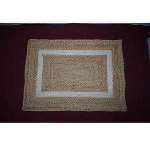 Tapis de table en jute et coton très demandé, 33x38 cm, pour la décoration de la maison, les hôtels, les restaurants et les banquets, disponible à la vente - Product Image 1