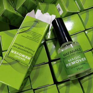Dissolvant professionnel pour vernis à ongles 15 ml, élimine rapidement en 3 minutes le vernis <span class=keywords><strong>gel</strong></span> soak-off et le vernis UV (ne domine pas les ongles) 15 ml - Product Image 1