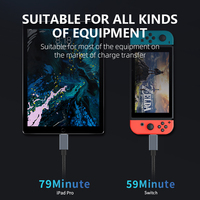 Câble USB Type C tressé en nylon avec coque en aluminium, 1M 2M, PD60W 3A, charge rapide, économique, pour téléphones portables, ordinateurs portables, tablettes