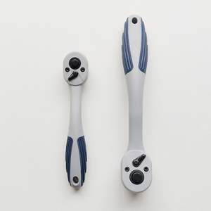 ประแจวงล้อแบบปลดเร็ว 1/4 นิ้ว 72 ฟัน ด้ามจับสีเทาสีน้ำเงิน เครื่องมือซ่อมรถยนต์ - Product Image 4